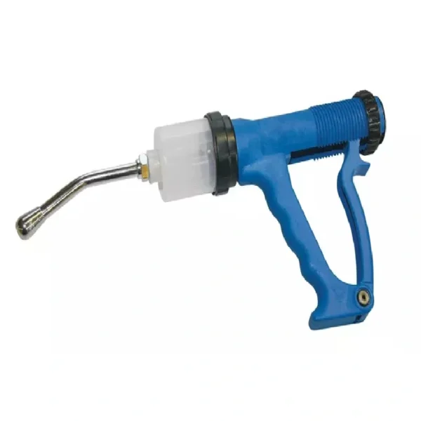 300ml Blue Plastic Manual Drench Gun for Sheep, Cattle, Goat Worming
