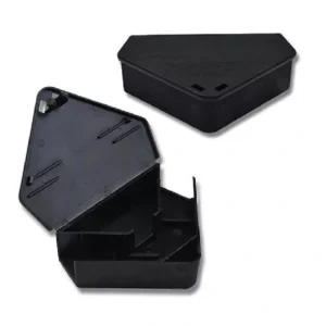 4 x Compact Mouse Bait Stations – Bainbridge Rodent Trap, Tamper-Resistant