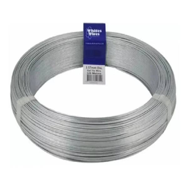 640m Soft Galvanized Fence Wire 1.57mm – Electric Fencing, Pet Containment, Tie Wire