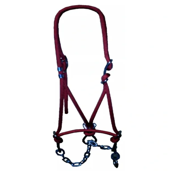 Heifer Blue Hackamore Rope Halter Show Grooming & Farm Harness