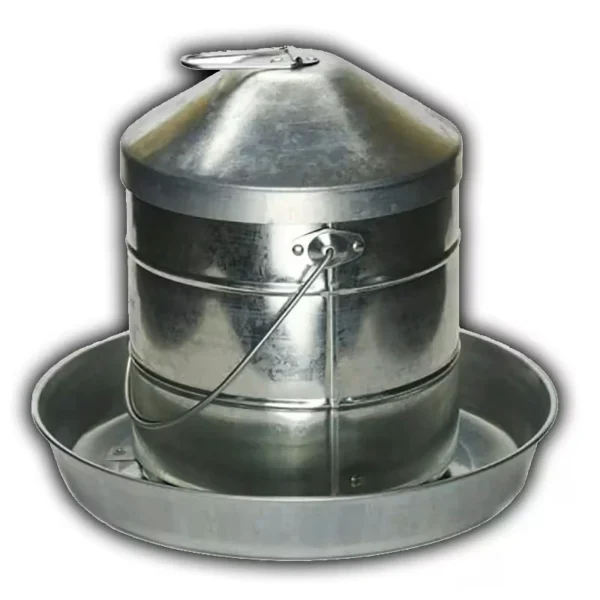 Galvanised Poultry Grain Pellet Feeder -15kg