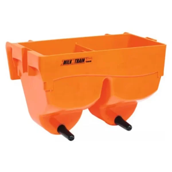 Milk Train Rail 2-Place Calf Feeder – 10L Capacity