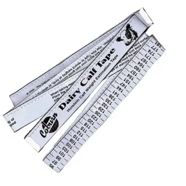 Standard Weight Tape for Calves – Fabric Measuring Tape for Holstein Dairy Calves
